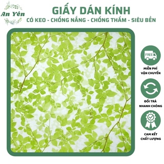 GIẤY DÁN KÍNH LÁ XANH KHỔ 90