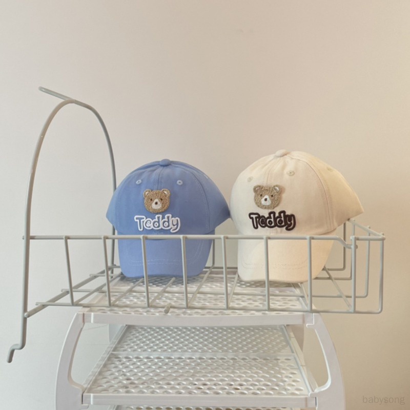 Nón Lưỡi Trai Phối Lưới Thoáng Khí In Họa Tiết Hoạt Hình Dễ Thương Cho Bé Gái