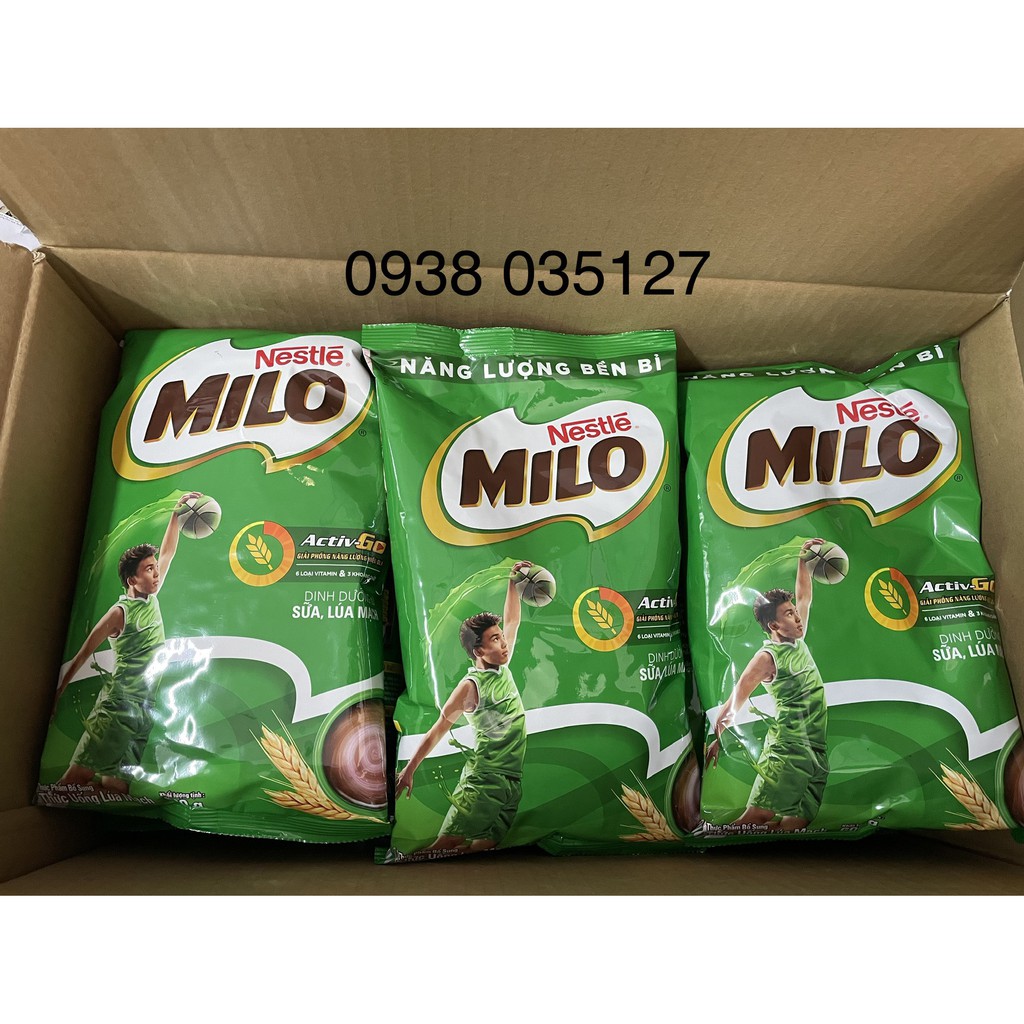 Bột Milo Nestle nguyên chất dòng Reg NPro Cao Cấp dạng bịch 600g (600gr) - date 12/2022 - bột cacao, milo, milo dầm