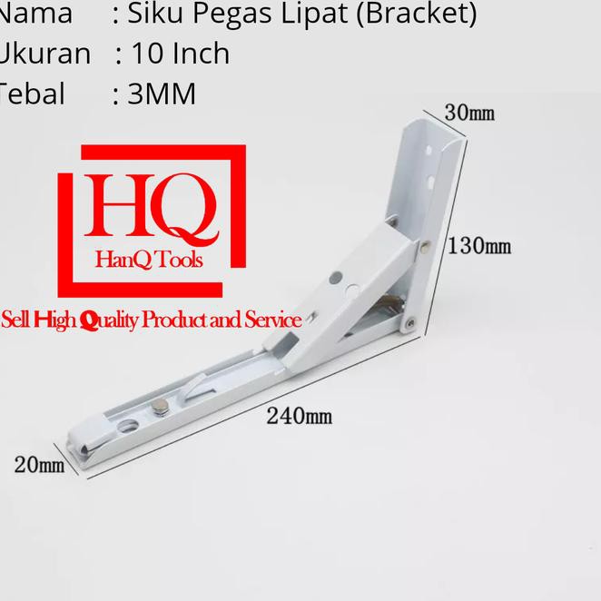 SIKU Giá Đỡ Chữ L 10 Inch Gấp Gọn Tiện Dụng Cho Nhà Bếp