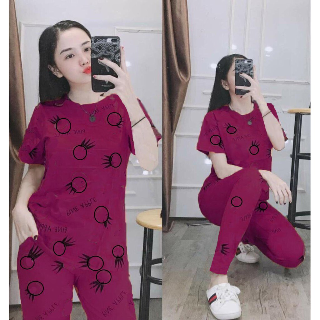 Đồ bộ thun TRÁI THƠM MỚI thời trang 3 size 43-65kg tùy chiều cao, cotton mềm mịn co giãn 4 chiều, thiết kế trẻ trung | BigBuy360 - bigbuy360.vn