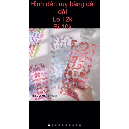 [BaBoo] Dải sticker ruy băng