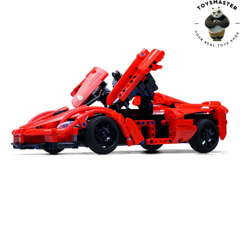 Đồ Chơi Lắp Ráp Kiểu Lego Xe Điều Khiển Từ Xa Siêu Xe Thể Thao Double Eagle Red Storm Model C51009 Với 380 Mảnh Ghép