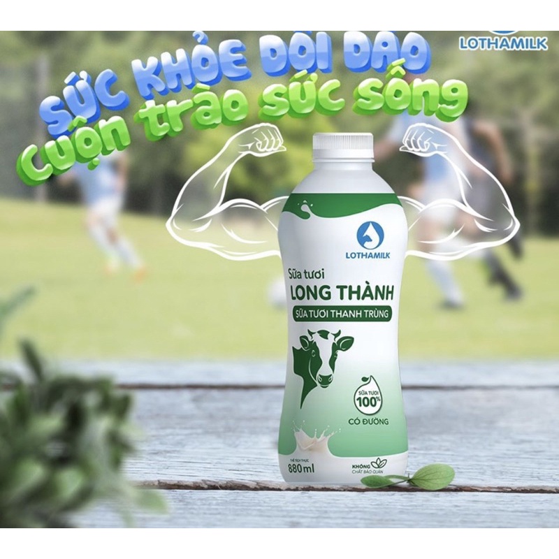 Sữa tươi thanh trùng có đường 490ml