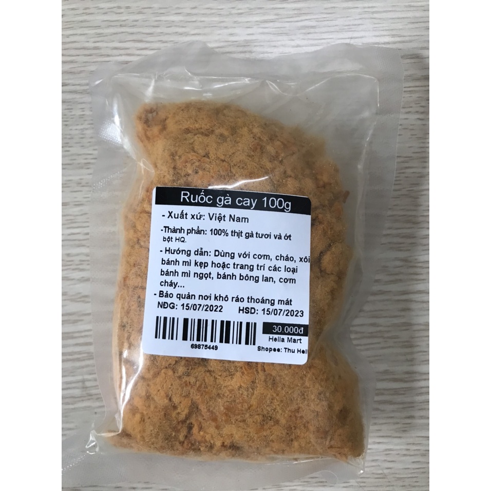 Ruốc gà cay làm bánh 100g
