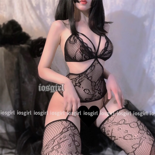 Đồ ngủ Sexy FREE SHIP bodysuit hở eo gợi cảm