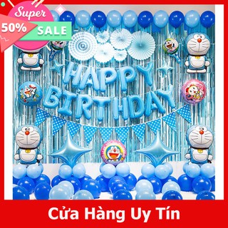 SET SN HÌNH DOREMON - SINH NHẬT BÉ TRAI, BÉ GÁI - BÓNG DOREMON - BÓNG BAY SINH NHẬT BÉ GIÁ RẺ - PHỤ KIỆN TRANG TRÍ SN