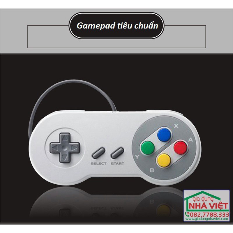 Máy chơi điện tử 4 nút HDMI SNES Super NES 621 trò chơi