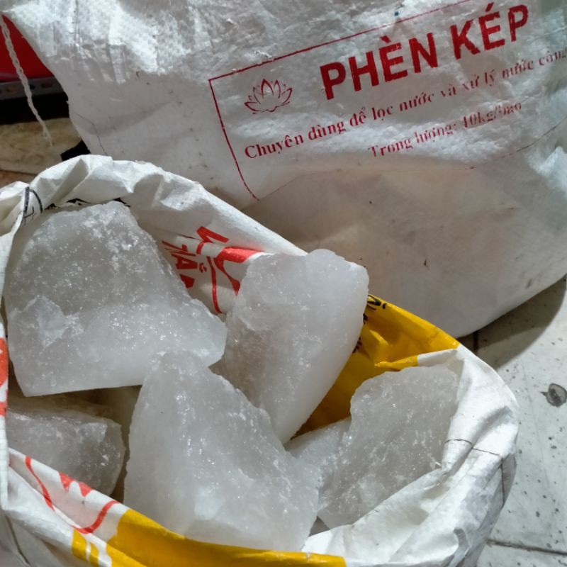 [10kg] Phèn Chua dạng cục- Phèn kép