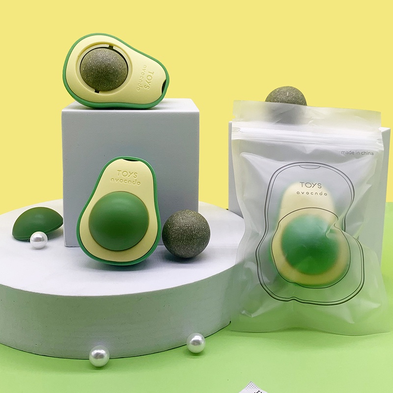 Quả Bóng Bạc Hà Mèo Xoay Được Làm Sạch Răng Cho Mèo