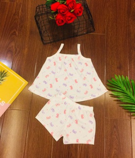 Set 03 bộ áo 2 dây bé gái