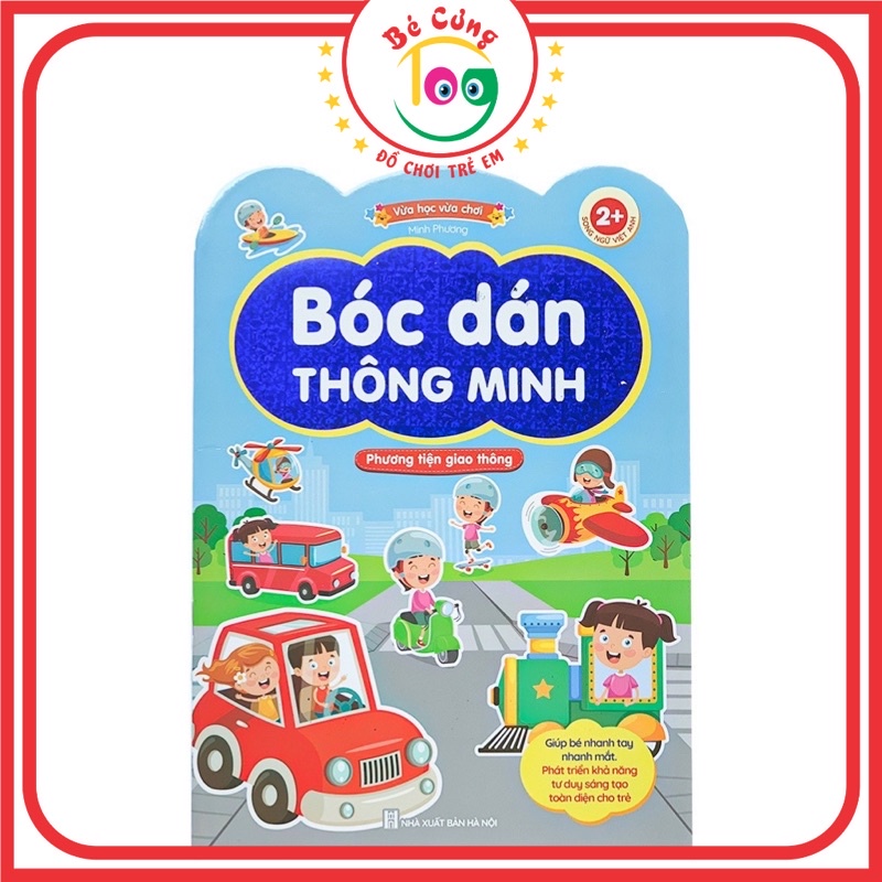 Đồ Chơi Bóc Dán Thông Minh Song Ngữ Anh Việt Vừa Học Vừa Chơi Luyện Khéo Tay Tinh Mắt Cho Bé