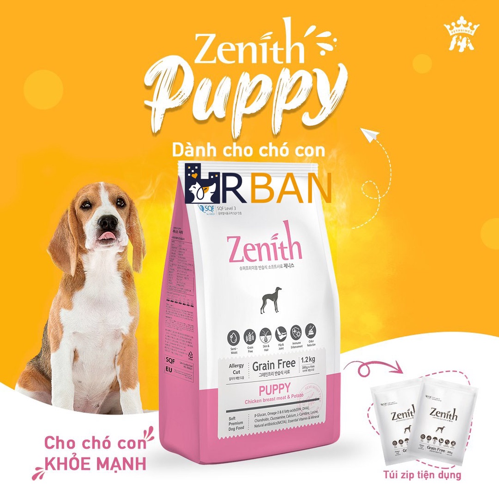 1.2KG_THỨC ĂN HẠT MỀM CHÓ CON ZENITH PUPPY