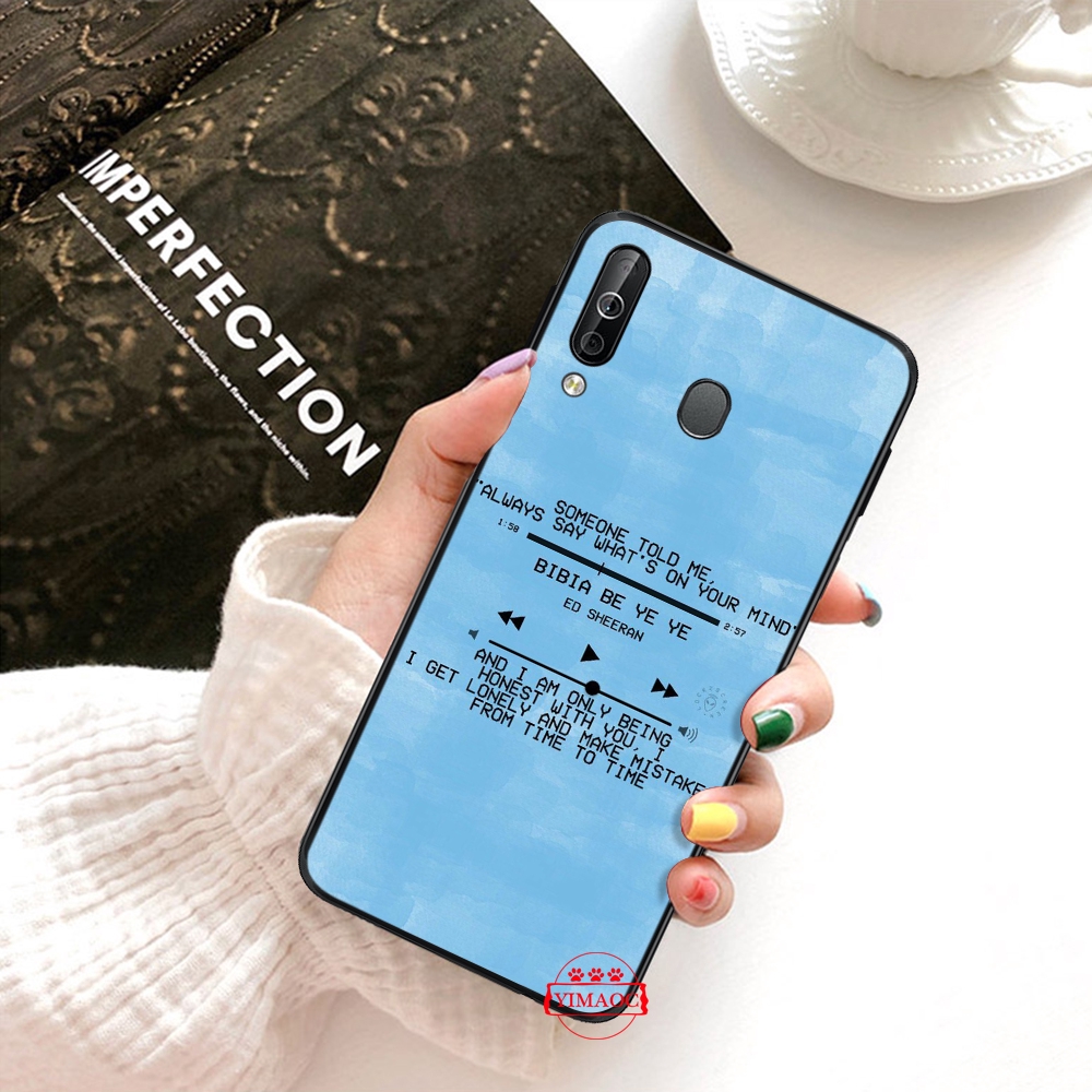 Ốp Điện Thoại Mềm Hình Lời Bài Hát Của Ed Sheeran Diy Cho Samsung A10 A20 A30 A40 A50 A60 A70 Note 8 9 10 Plus