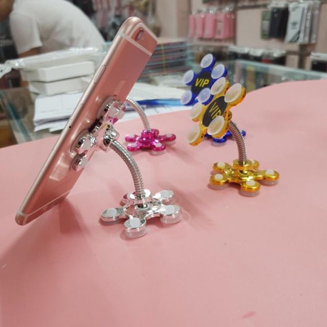 Giá đỡ điện thoại chân không 2 mặt bám chắc không trơn trượt