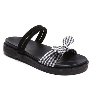 Dép sandal nữ quai nơ