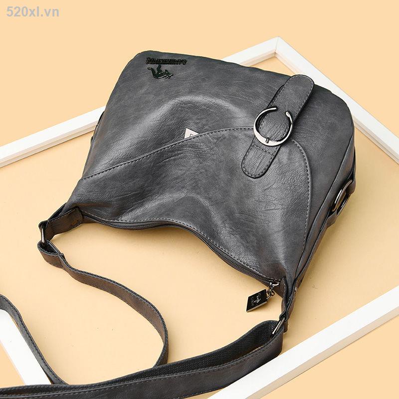 Túi Xách Đeo Vai Da Bò Mềm Cỡ Lớn Thời Trang Cho Phụ Nữ Trung Niên 2020