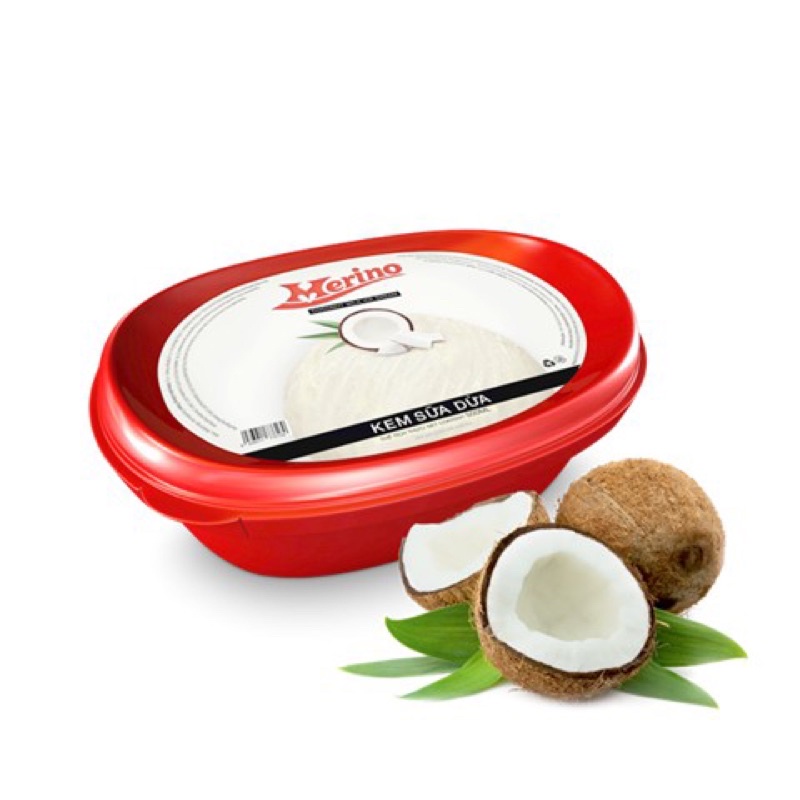 Kem hộp Merino 450ml vị sữa dừa