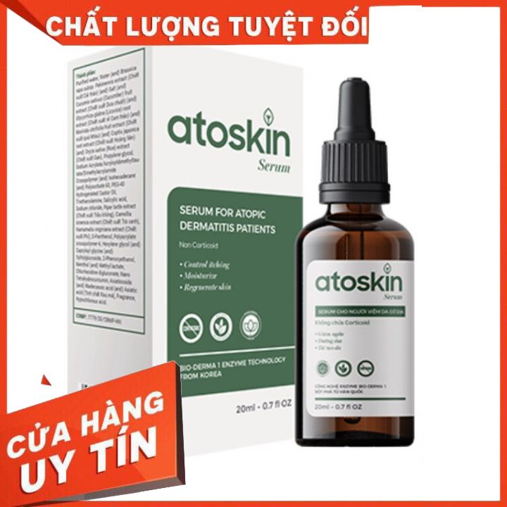 Serum ATOSKIN 20ml - Hỗ trợ cho người viêm da cơ địa không chứa Corticoid