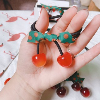 Dây buộc tóc hình trái cherry