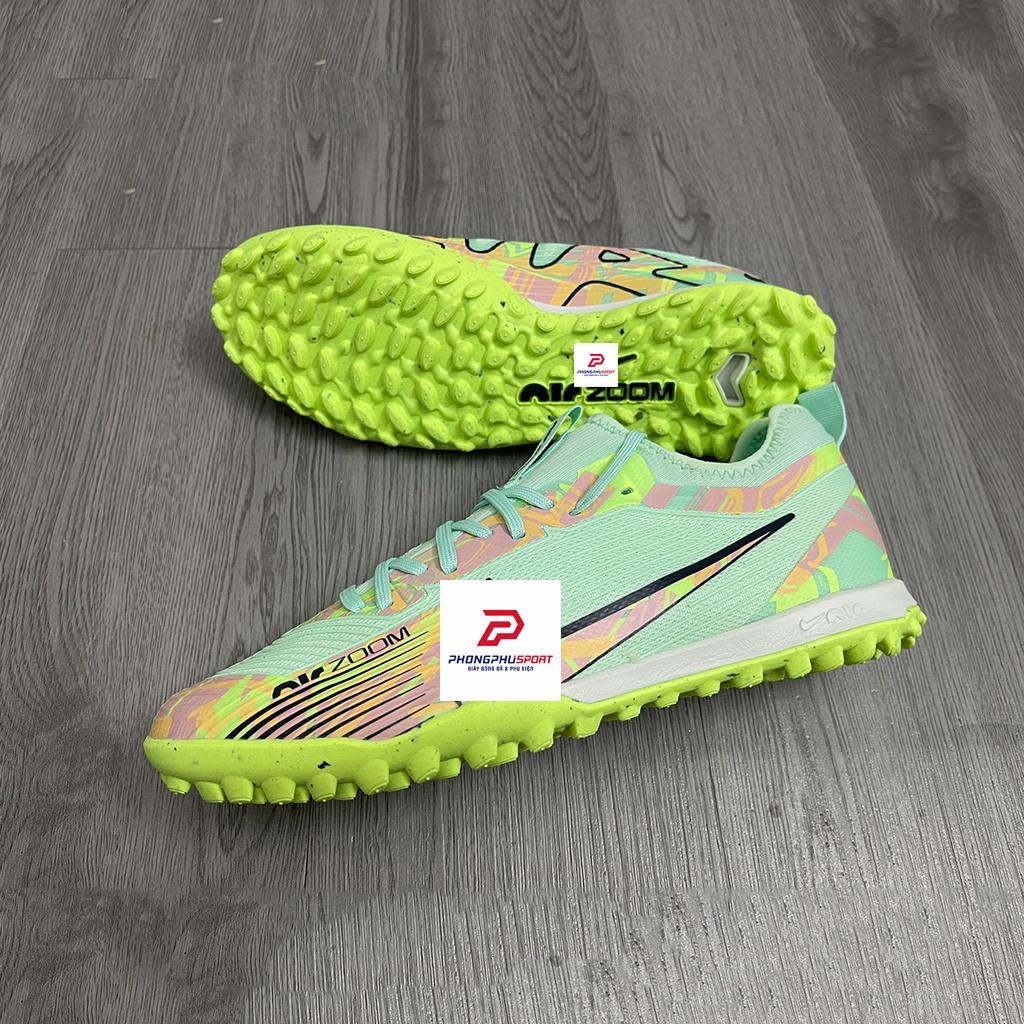 Giày Đá Bóng Zoom Mercurial Vapor 15 Pro Xanh Ngọc TF | Đế giày có đệm êm ái