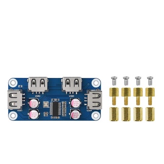 Bộ HUB Chia 4 Cổng USB 2.0 Tương Thích Với Raspberry Pi B + / 2B / 3B / Zero / Zero W