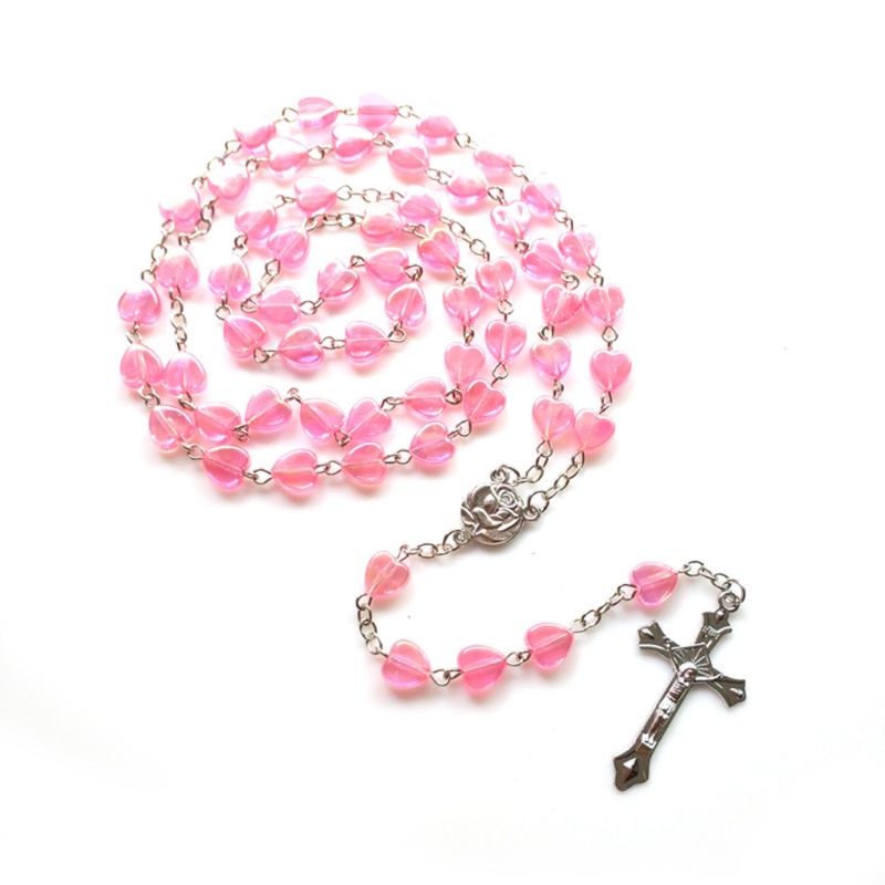 Vòng cổ mặt gỗ đính đá pha lê hồng thời trang cho nữ