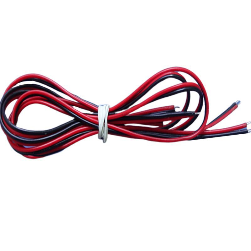 10M 18/20/22 Gauge AWG Electrical Cable Wire 2pin Tinned Copper Insulated PVC Extension LED Strip Black Red