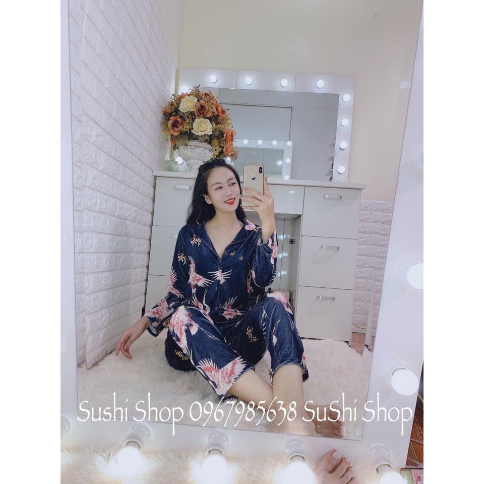 Bộ pijama nhung dày cao cấp