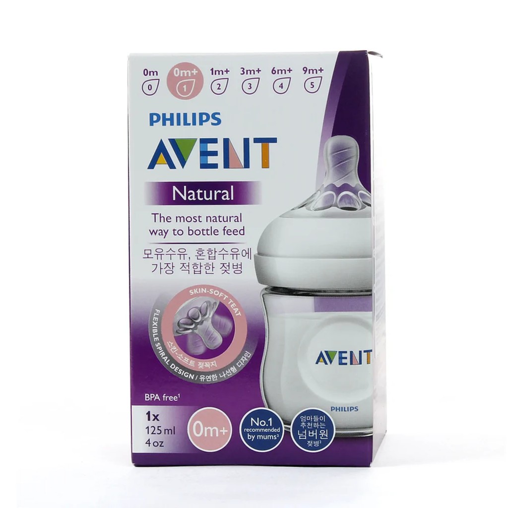 Bình sữa Philips Avent mô phỏng tự nhiên 125/260ml/330ml