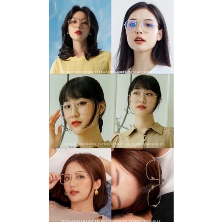 Kính gọng chéo thời trang siêu sang chảnh Quỳnh Kool trending