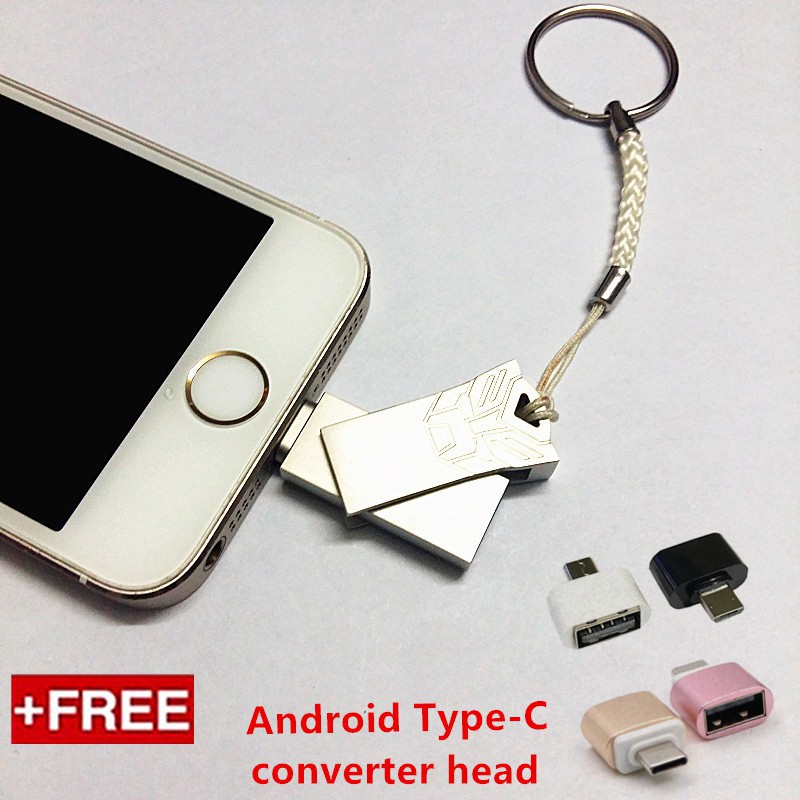 Usb Kim Loại Chống Nước Cho Iphone / Ipad / Ipod / Pc / Mac Hd