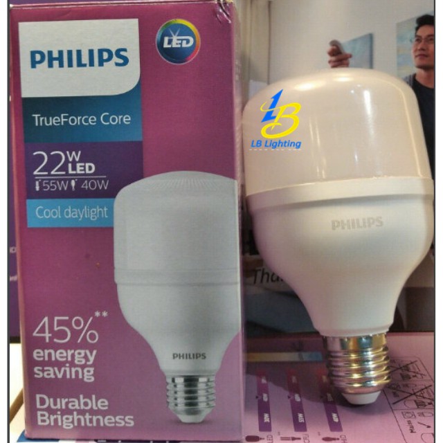 Bóng đèn led Trụ 22w Philips , chính hãng, tuổi thọ cao, tiết kiệm điện , cực sáng - Lê Bùi Lighting