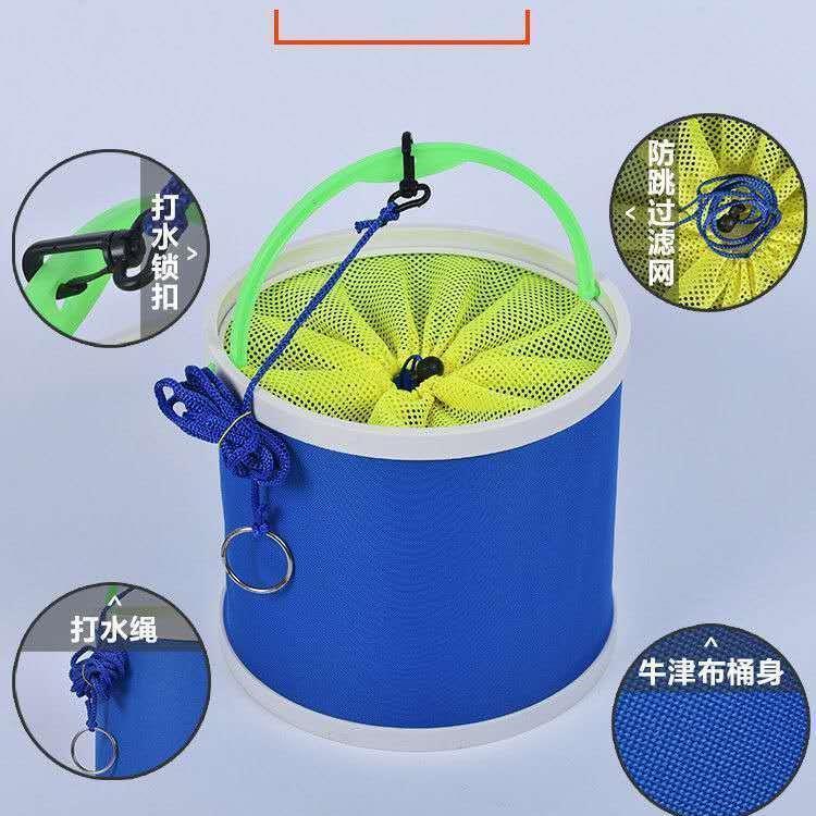 Xô Đựng Cá Có Thể Gấp Gọn Đa Năng Tiện Dụng