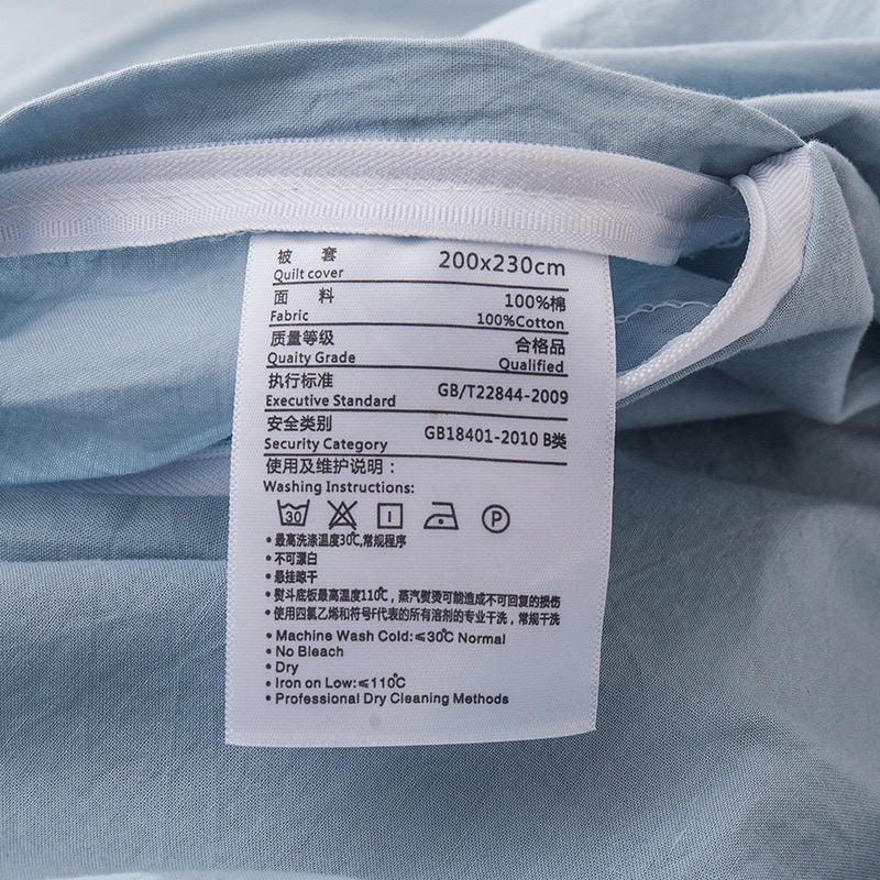 Bộ Chăn Ga 5 Món Cotton Tici Nhập Khẩu Màu Xanh Dương Nhạt , Chất Đẹp , Mềm , mịn, đủ kích thước (Chưa bao gồm ruột chăn