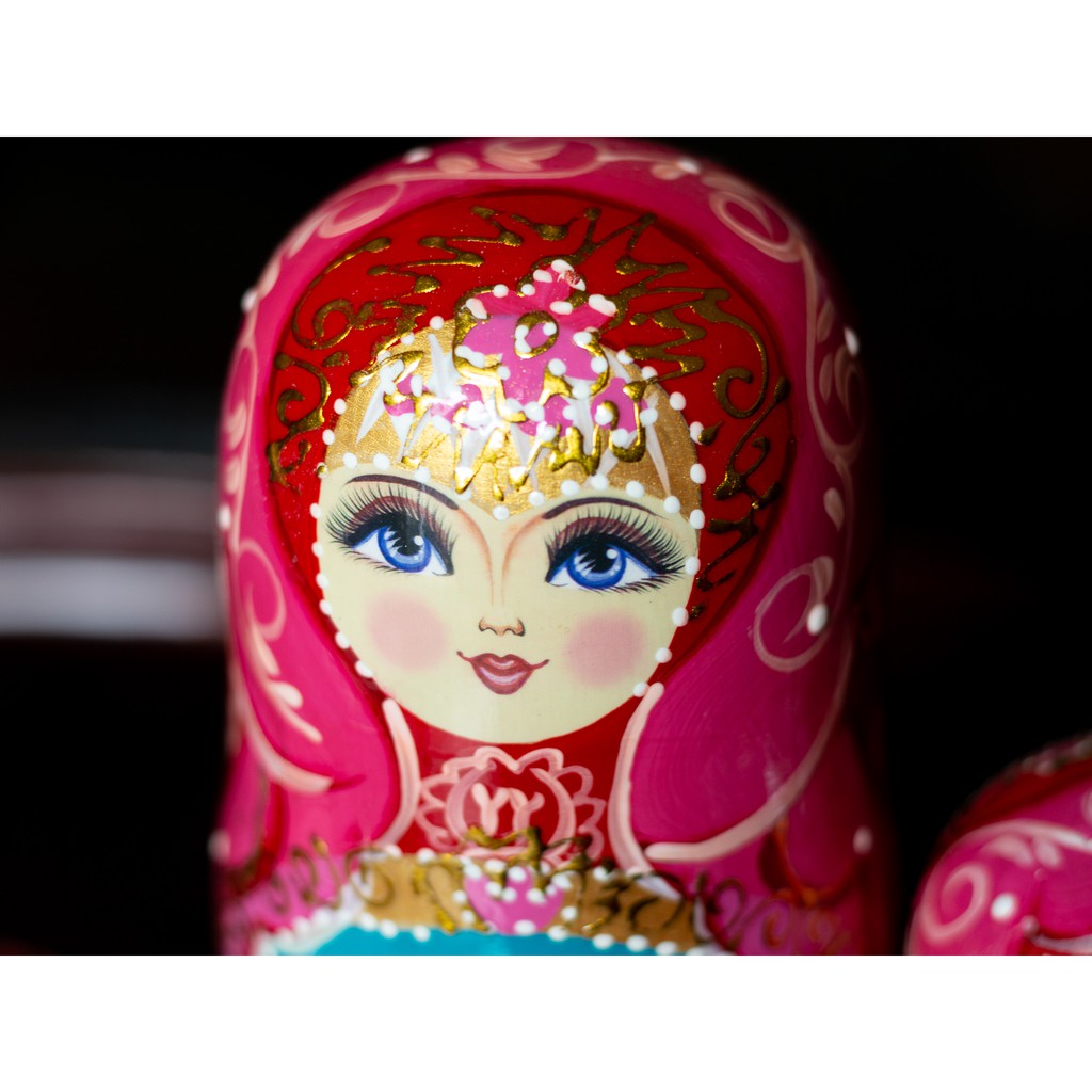 (CÓ SẴN) BỘ BÚP BÊ NGA MATRYOSHKA CAO CẤP 7 LỚP CỔ TÍCH