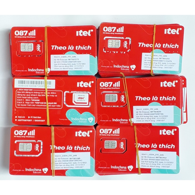 Sim 4G ITEL dùng hạ tầng sóng ViNa Phone