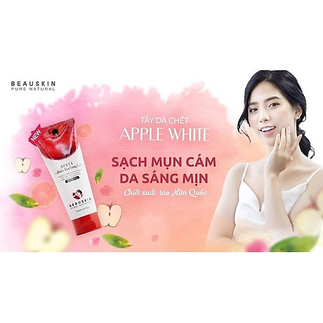 Gel tẩy tế bào chết táo Beauskin Apple White Peeling Gel 150ml