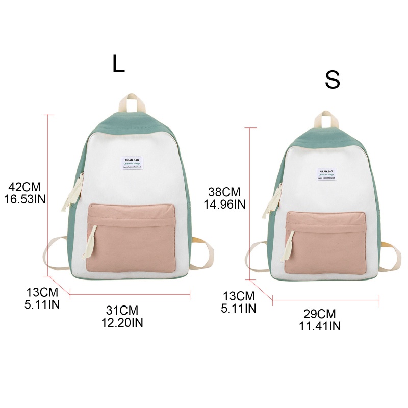 Ba Lô Đựng Laptop Thiết Kế Đơn Giản Dễ Thương Cho Tuổi Teen