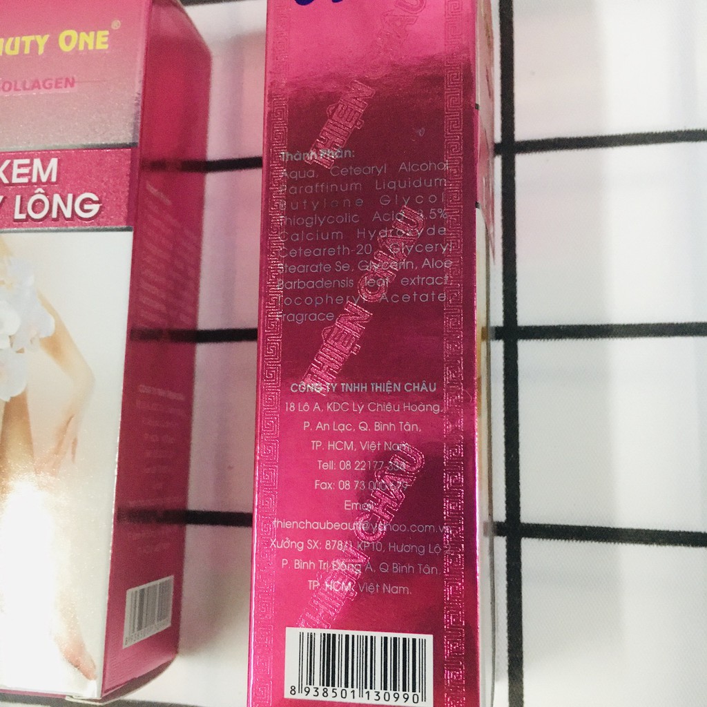 Kem Tẩy Lông Beauty One Collagen 50ml