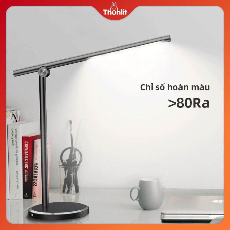 Đèn để bàn Thunlit 7W USB 5 màu sắc điều chỉnh nhiệt độ