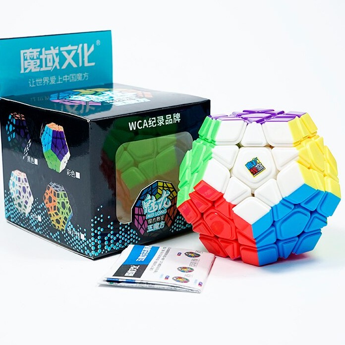 Đồ Chơi Rubik Meilong Megaminx 3x3 Nhựa Màu, Không Dán Giấy Siêu Bền, Đẹp. Rubik MoYu Stickerless