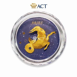 Chặn giấy Cung Bạch Dương dát vàng (21/3-20/4)