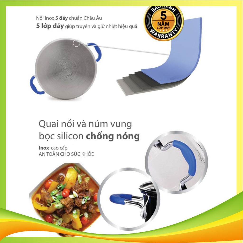 Bộ nồi Inox Smartcook 3 chiếc cỡ 16,20,24cm-SMR3-2355961