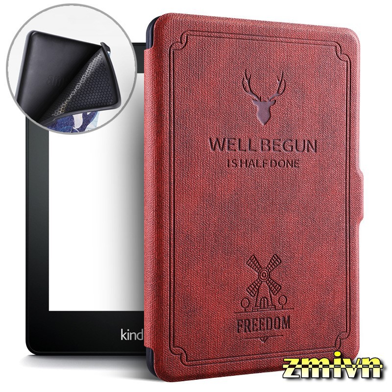 Bao da All-new Kindle 2019 6.0&quot; / Bao da Kindle 10th 2019 họa tiết hươu nai