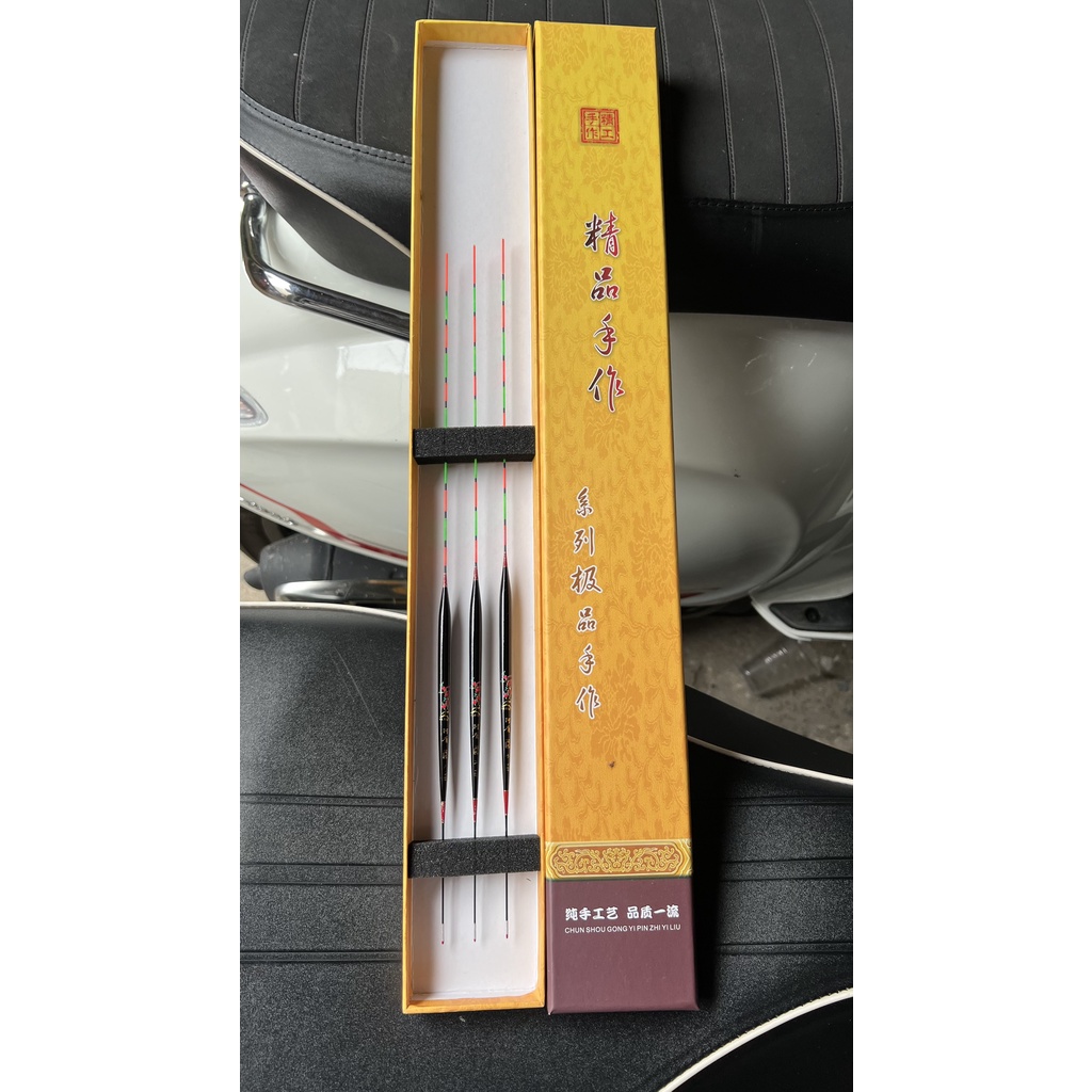Bộ Phao Cỏ Câu Đài - Chuyên câu rô phi, chép, diếc - Fang Fishing - Bộ 3 quả kèm hộp