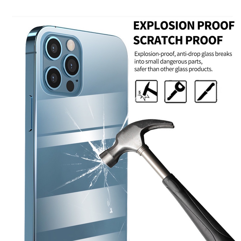 Kính cường lực bảo vệ mặt sau thích hợp cho iphone 13 Mini/ 13/ 13 Pro / 13 Pro Max