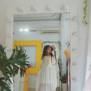 Váy xòe tiểu thư oversize