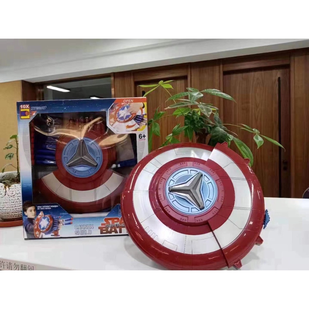 Đồ Chơi Khiên Đội Trưởng Mỹ Captain Marvel, Đồ Chơi Siêu Nhân Siêu Anh Hùng