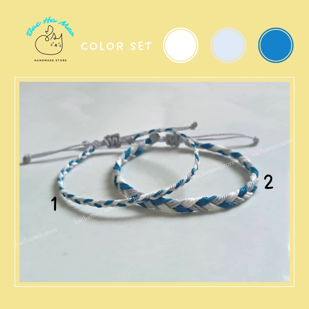 Vòng tay thắt bính - Vòng waterproof - Bachameo.Store